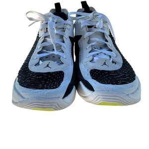 Nike Mens Jordan Luka 1 Reverse Orca White and Black Basketball Shoes Size 10